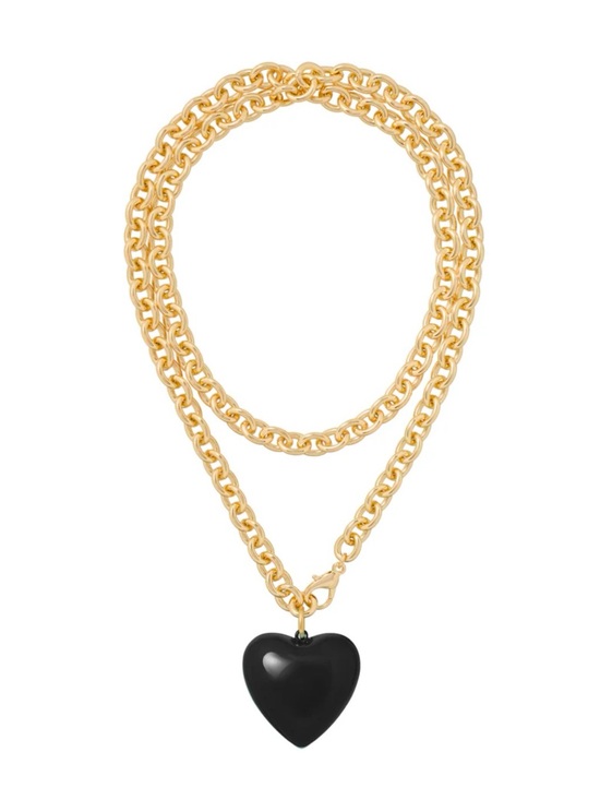 Roxanne Assoulin Jewelry - NWOT Roxanne Assoulin The Big Puffy Heart Charm
Necklace